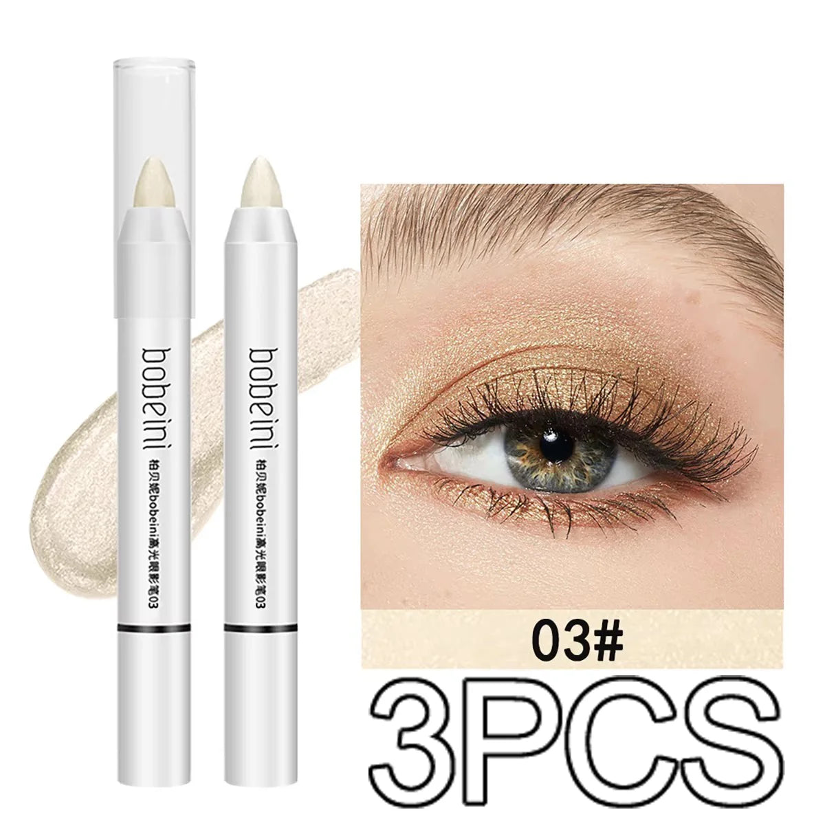 Highlighter,Brightening,Silkworm Pen,Pearlescent,Matte,Burst Eyeshadow Pencil,Makeup,Eye Makeup,Long-lasting Pearlescent Stick
